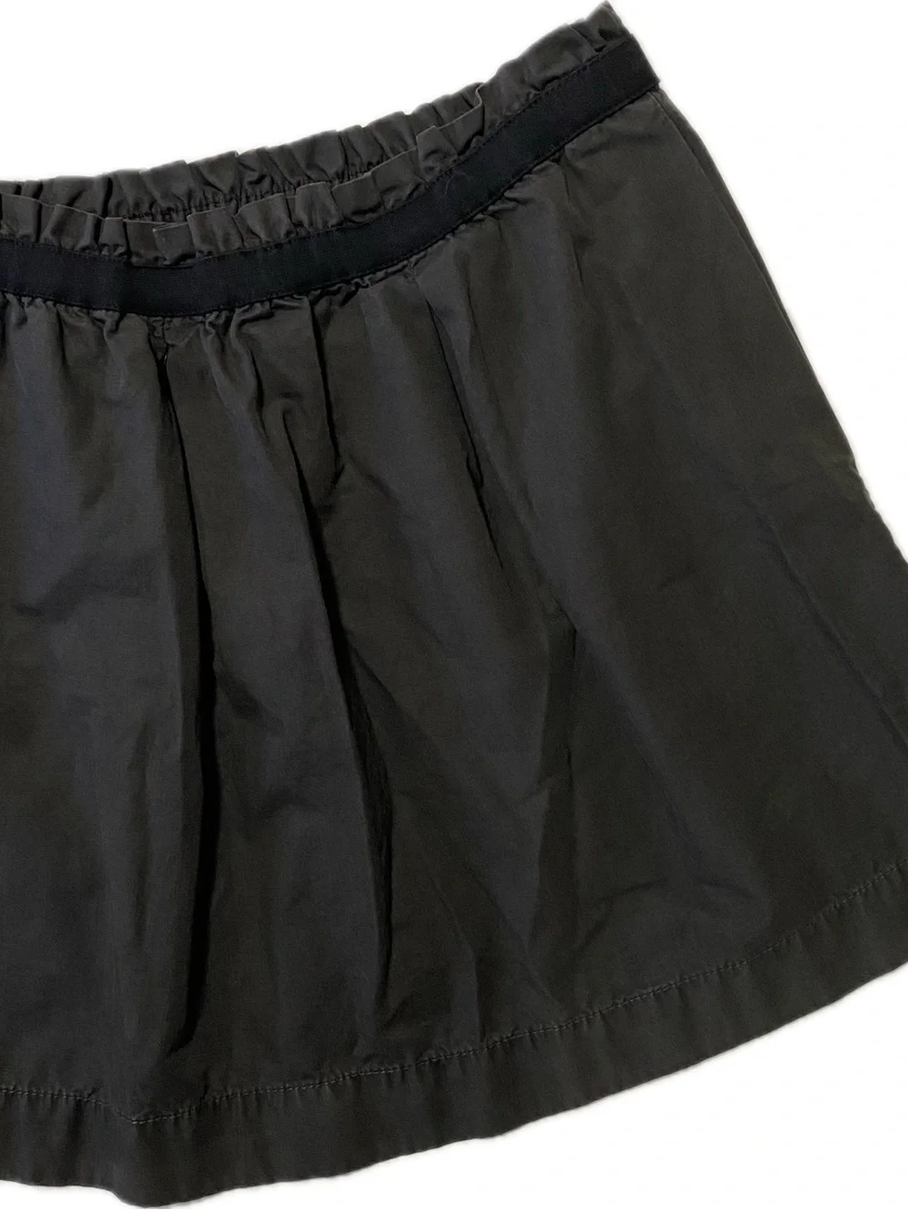 J. Crew Black Midi Skirt
